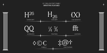 GC Chillon Font Poster 9