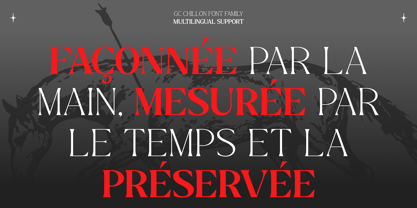 GC Chillon Font Poster 15