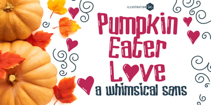 PN Pumpkin Eater Font Poster 2
