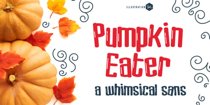 PN Pumpkin Eater Font Poster 3