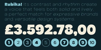 Rubika Font Poster 11