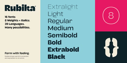 Rubika Font Poster 5