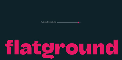 Rubika Font Poster 3