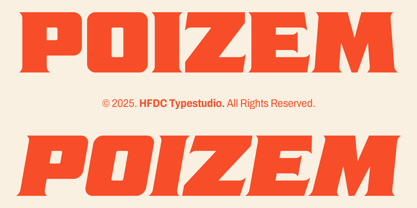 Poizem Font Poster 1
