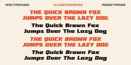 Poizem Font Poster 4