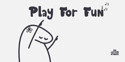 Playdough Font Poster 3