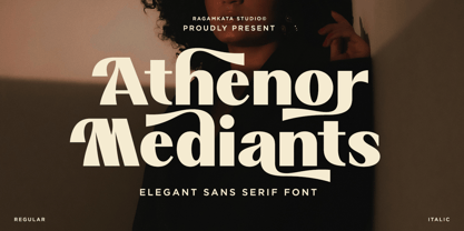 Athenor Mediants Font Poster 1