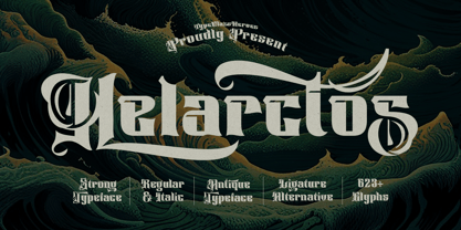 Helarctos Font Poster 1