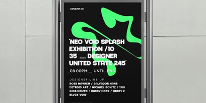 Bibroze Font Poster 10