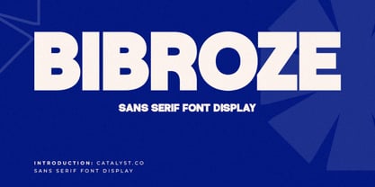 Bibroze Font Poster 1