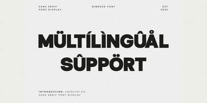 Bibroze Font Poster 4