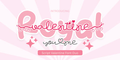 Royal Valentine Font Poster 1