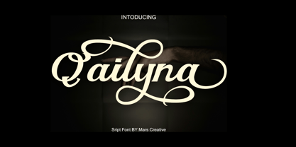 Qaelyna Font Poster 1
