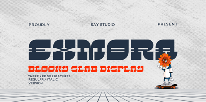 Exmora Font Poster 1