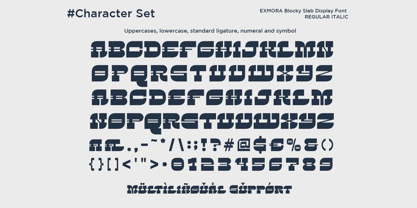 Exmora Font Poster 10