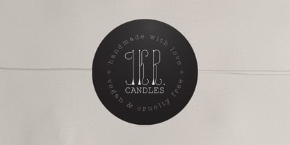 Candle Font Poster 4