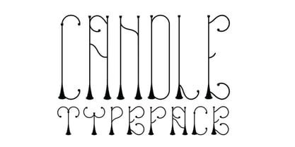 Candle Font Poster 2