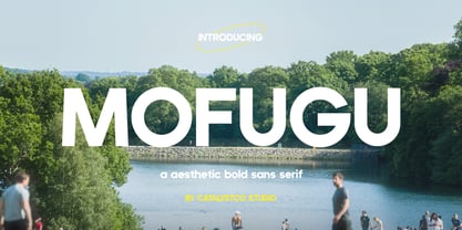 Mofugu Font Poster 1