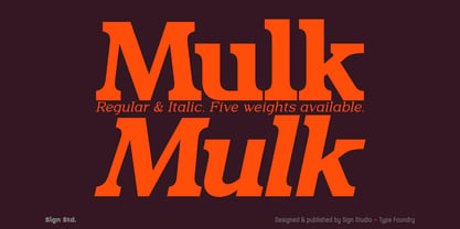 Mulk Font Poster 1