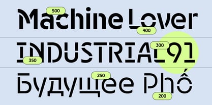 Neopol Stencil Font Poster 4