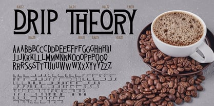 Drip Theory Font Poster 5