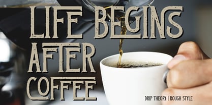 Drip Theory Font Poster 4