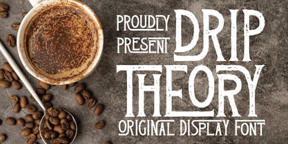Drip Theory Font Poster 1
