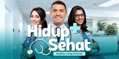 Hidophin Font Poster 4