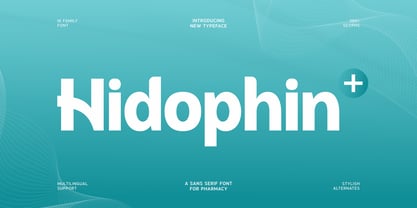 Hidophin Font Poster 1