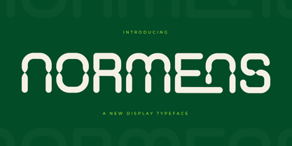 Normens Font Poster 1