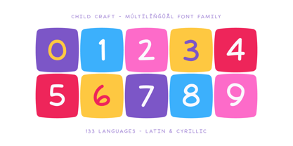 Child Craft Font Poster 8