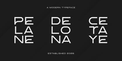Pelane Font Poster 6