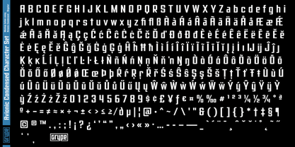 Avionic VF Font Poster 9