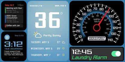 Avionic VF Font Poster 3