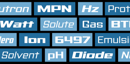 Avionic VF Font Poster 6