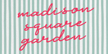 ATP Madison Notes Font Poster 2