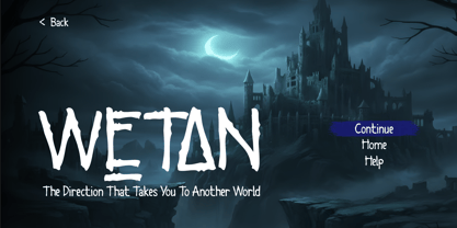 Salem Witch Font Poster 4