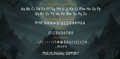 Salem Witch Font Poster 10