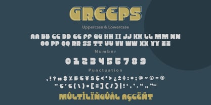 Greeps Font Poster 10