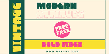 Greeps Font Poster 8