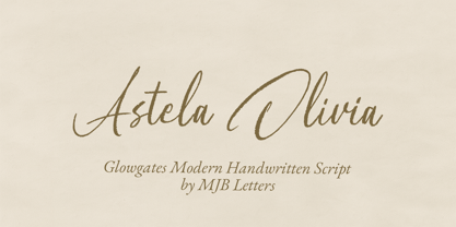 Glowgates Font Poster 3