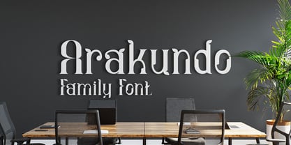 Arakundo Font Poster 2