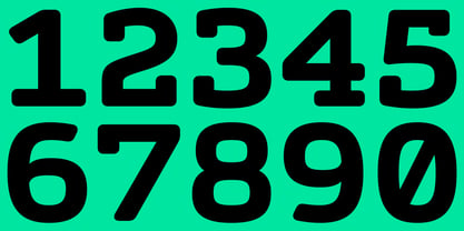 Syke Mono Slab Rnd Font Poster 13
