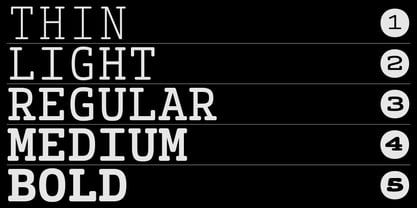 Syke Mono Slab Rnd Font Poster 5