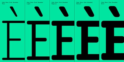Syke Mono Slab Rnd Font Poster 8