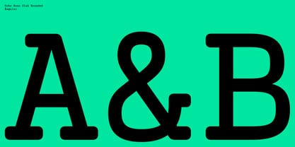 Syke Mono Slab Rnd Font Poster 6