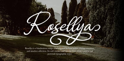 Rosellya Font Poster 2