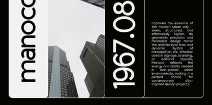 Manoco Font Poster 3