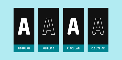 Cosmono Font Poster 2