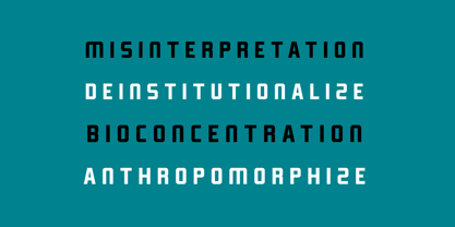 Cosmono Font Poster 13